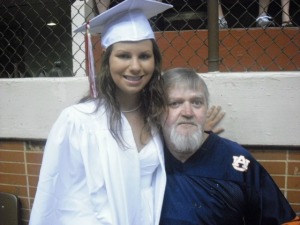 Tracy and Papa; Graduation 2011